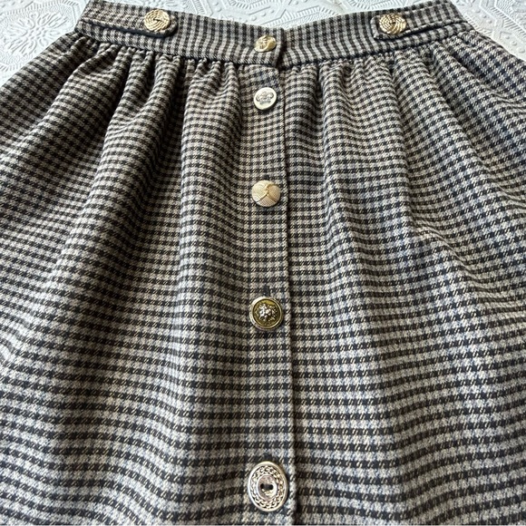 River Island Houndstooth Mini Skirt Sz 10 EUC - Picture 9 of 16